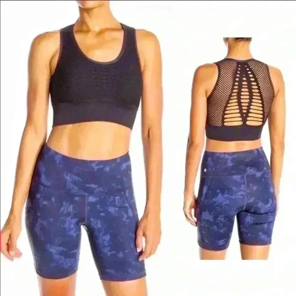 Z By Zella Sashay Seamless Perforated Sports Bra Size Small